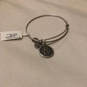 Alex and Ani “E” Charm Bracelet